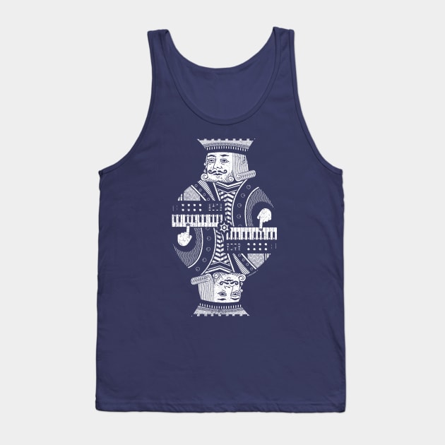 Synthesizer Player King Musician Tank Top by Mewzeek_T